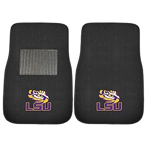 2 Piece Embroidered Car Mat Set