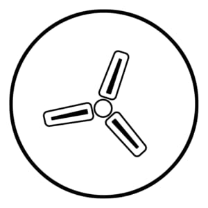 New Bahar Deco 1200mm Ceiling Fan (Brown)