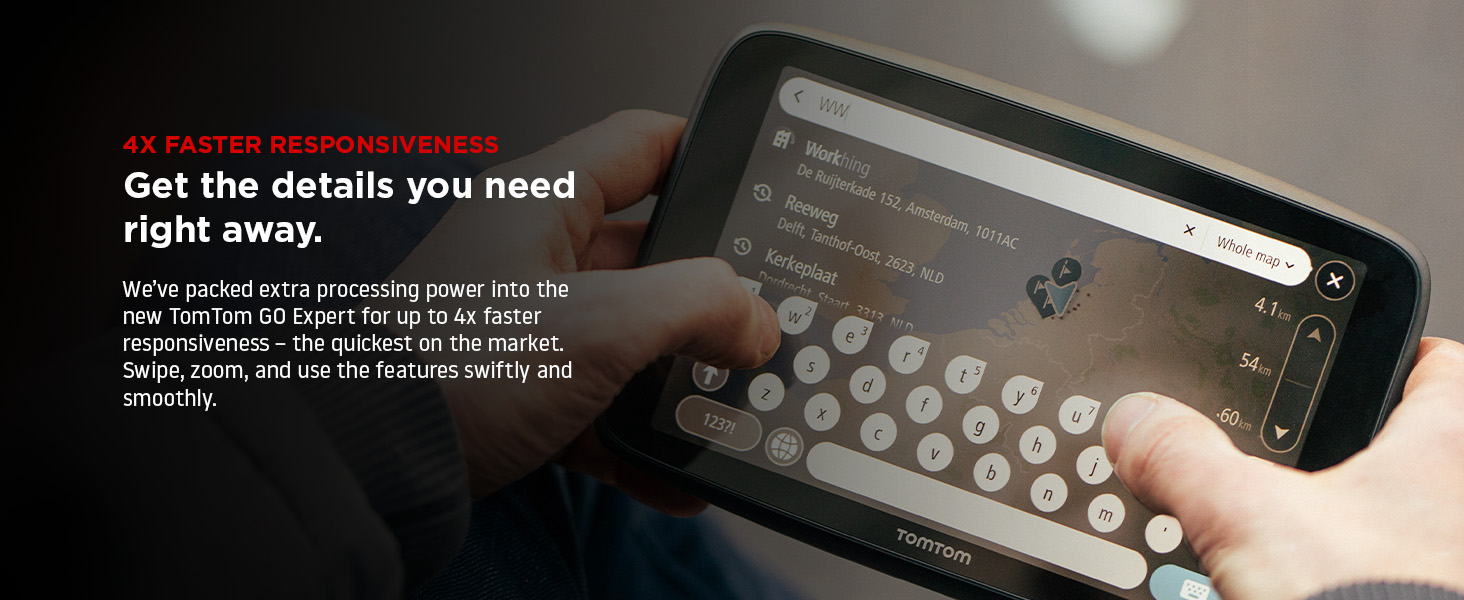 TomTom Truck Sat Nav GO Expert, 7 Inch HD Screen, with Custom Large