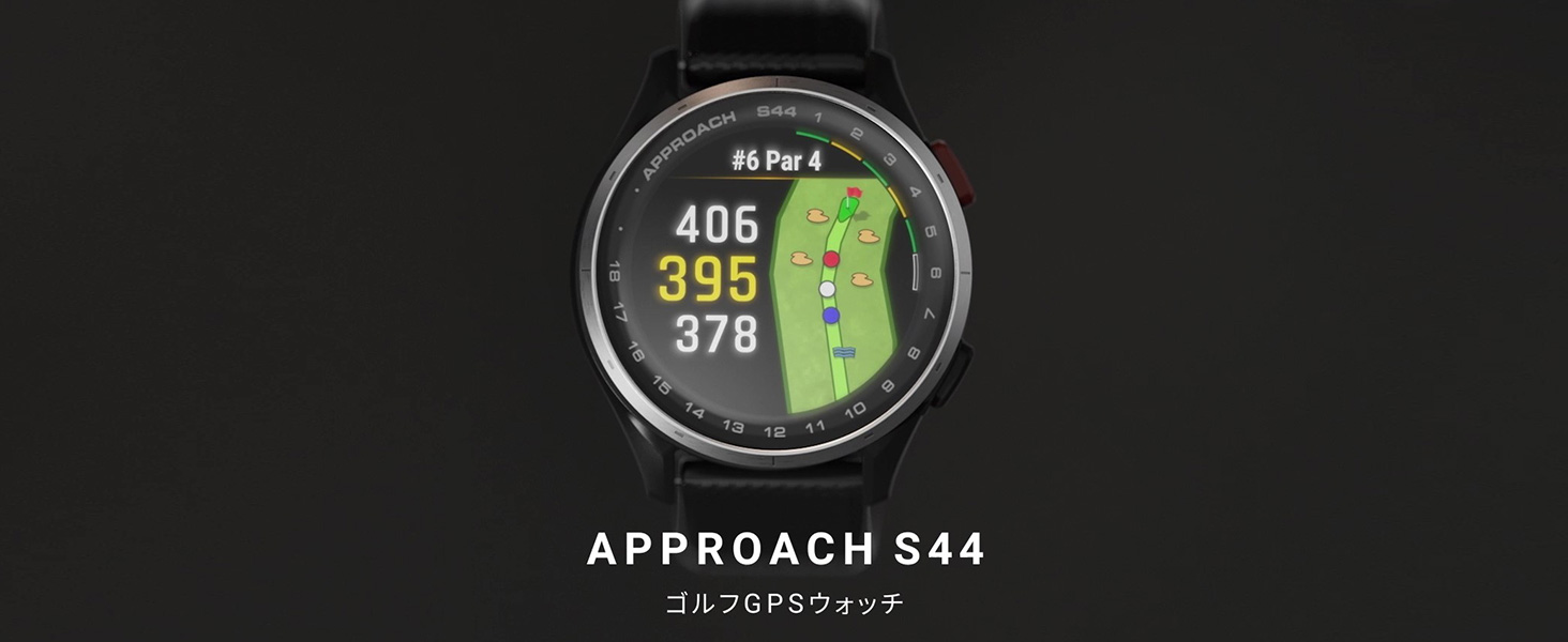 Garmin Approach S44 ゴルフGPSウォッチ ガーミン 黒 Approach S44 | スポーツ＆アウトドア | Garmin 日本