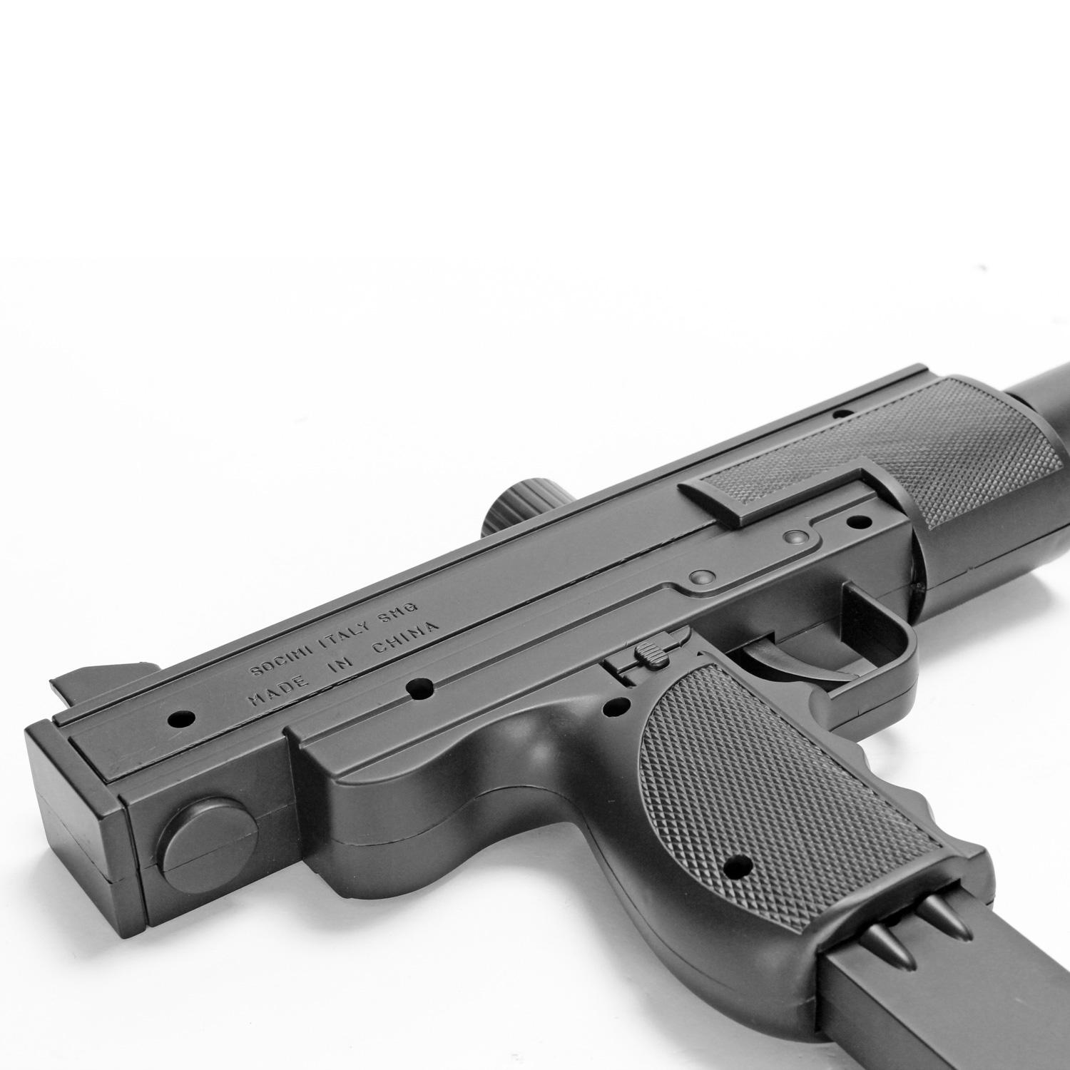 BBTac Airsoft Pistol UZI Style Spring Loaded Cock and