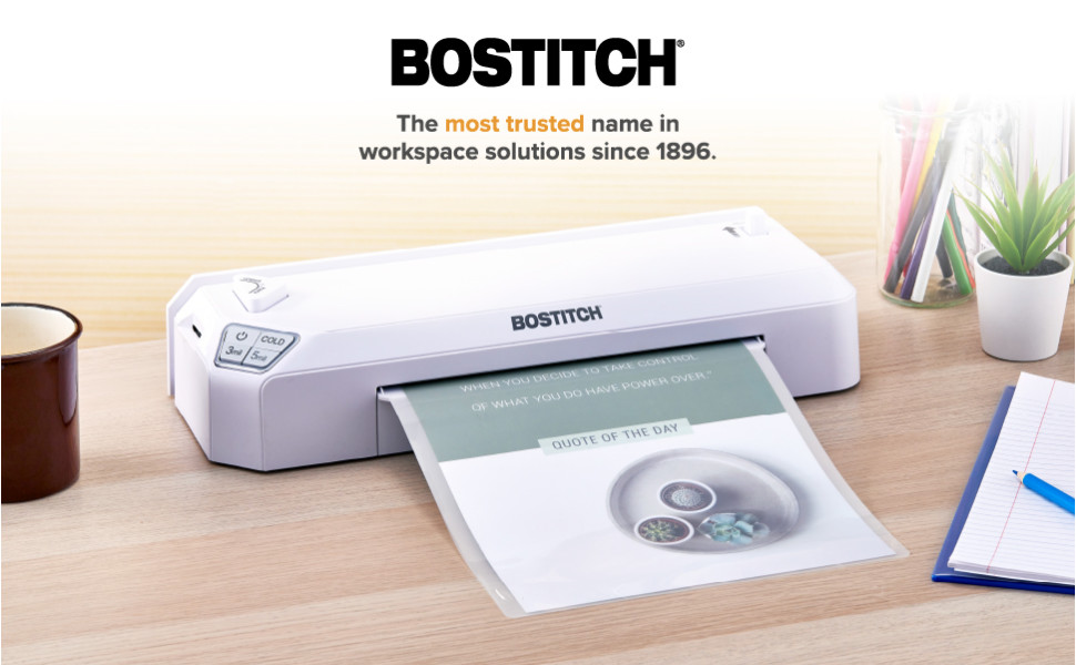 Bostitch 9.5" Thermal Laminator Machine, 3 Temperature