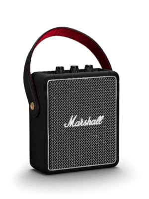 Marshall Stockwell Portable Bluetooth Speaker (Black and