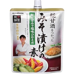マルコメ 賛否両論　おろし味噌　 100g　4個セット Amazon | マルコメ 賛否両論 糀甘酒をつかったみそ漬けの素 400g