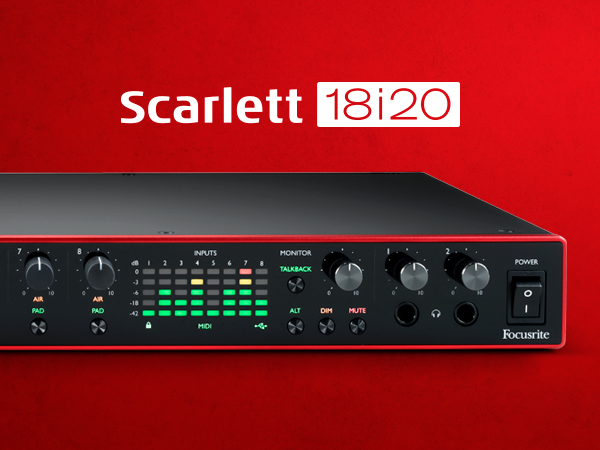 DTM・DAW Focusrite Scarlett 18i20 (gen. 3) Scarlett 18i20 [3rd Gen DTM・DAW Focusrite Scarlett 18i20 (gen. 3) Scarlett 18i20 [3rd Gen