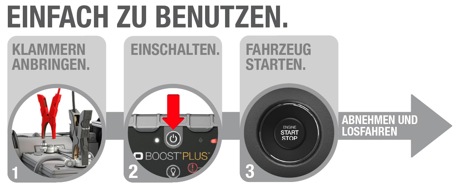 gb40 starthilfe lithium ionen starterbox powerpack tragbare starthilfegerät überbrückungskabel