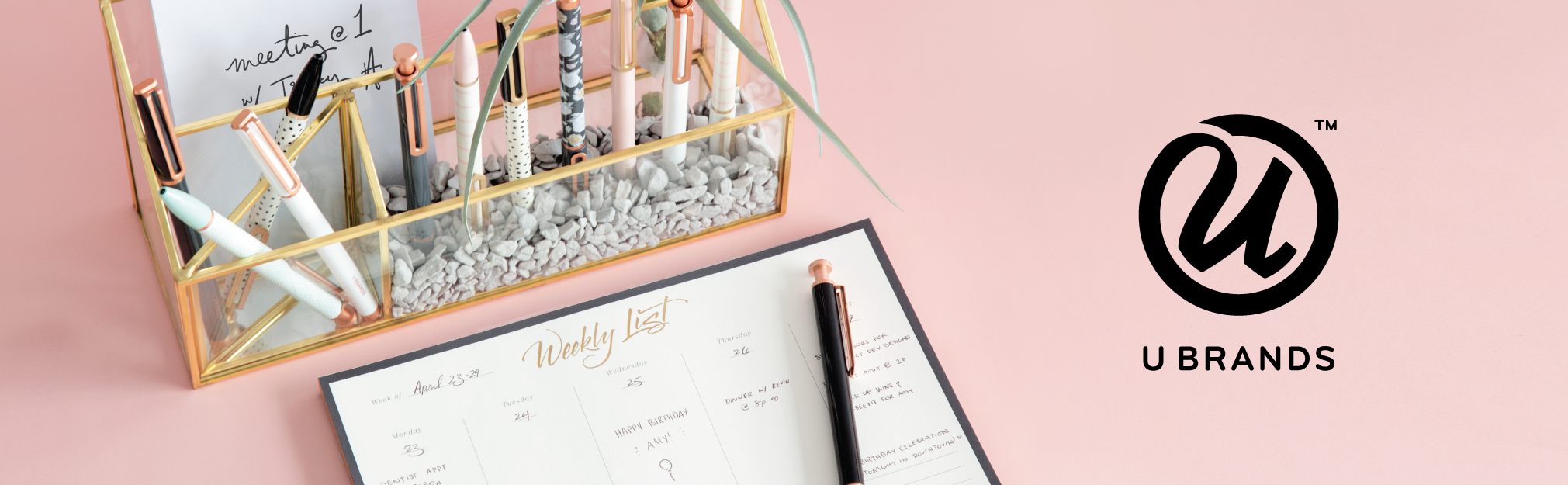 U Brands Contempo Dry Erase Board, 11 X 14Inch, White Frame