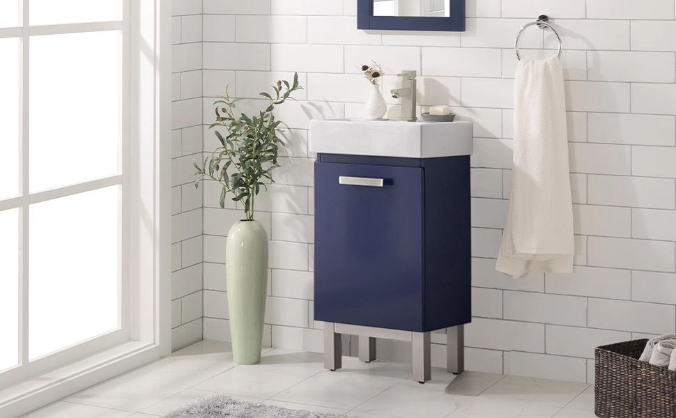 LUCA Kitchen & Bath LC17XGP Brielle 16.5” Single Sink