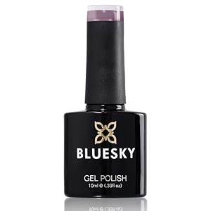 purple, gel polish, nails, bluesky