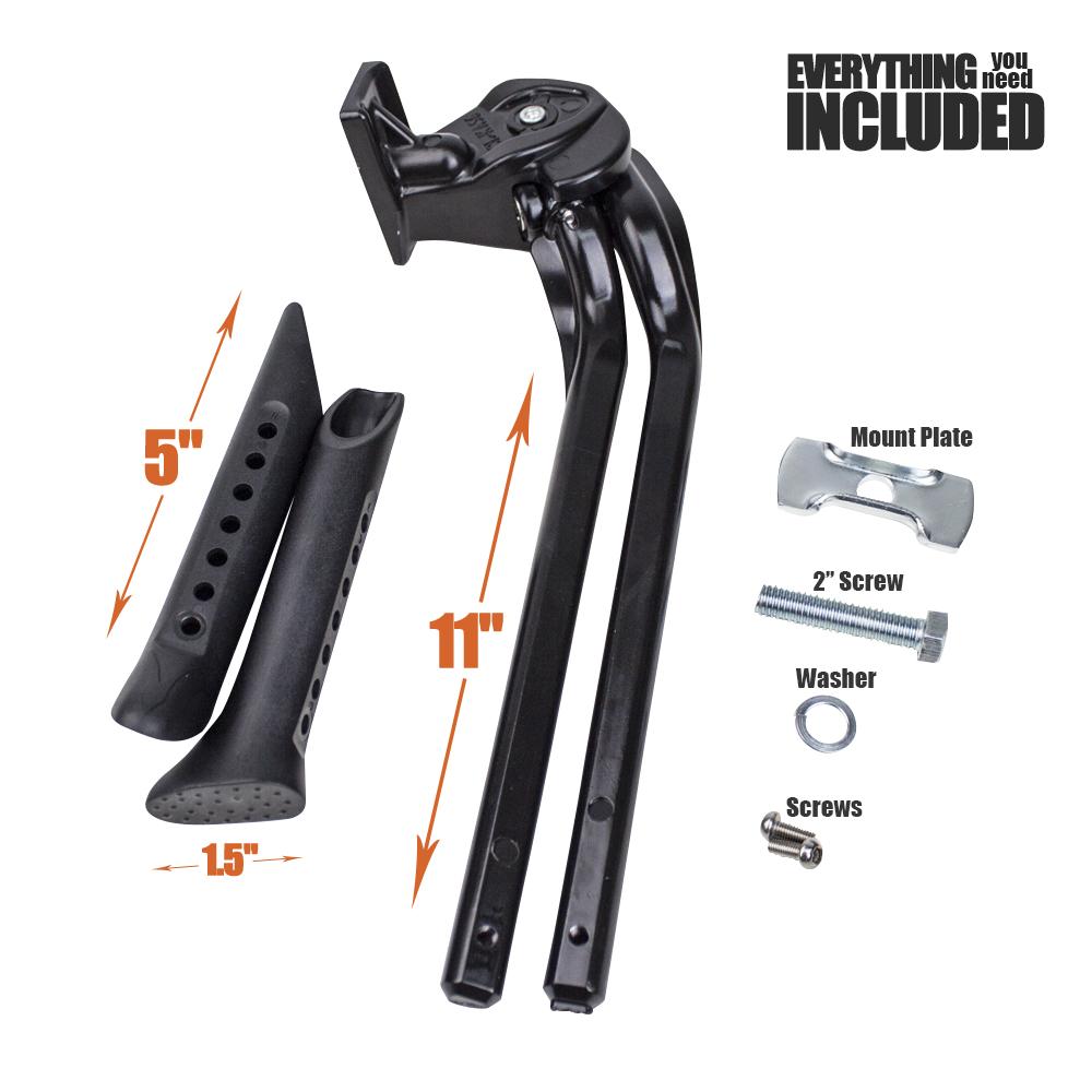 BV Bike Kickstand, Bicycle Center Mount Kick Stand Length Adjustable