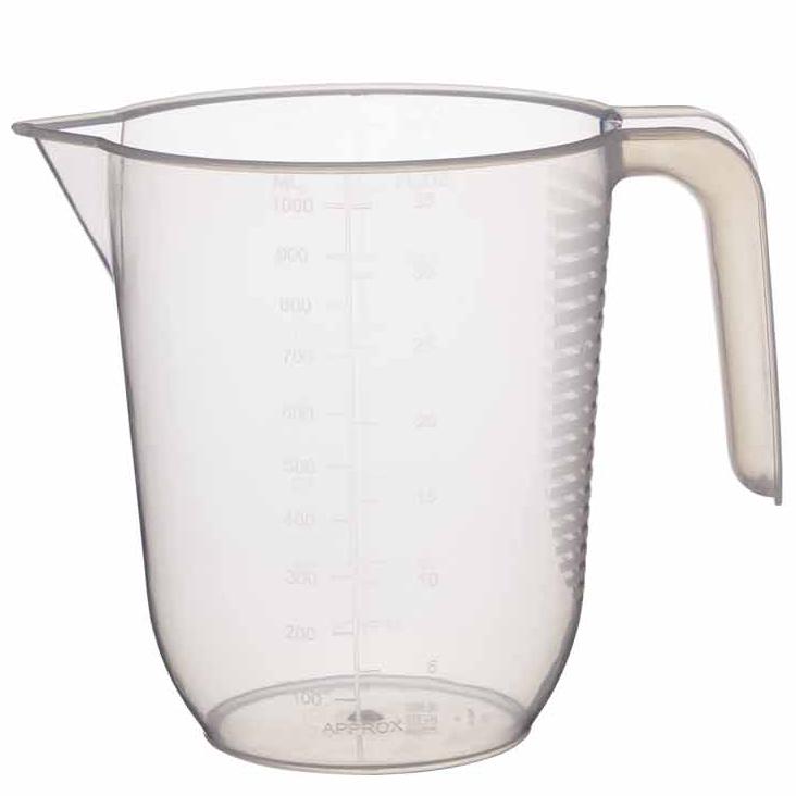 KitchenCraft Small Plastic Measuring Jug, 1 Litre (1.75 Pints) Amazon