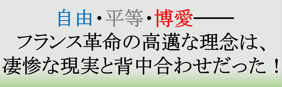 自由 平等 博愛 フランス革命 理念 凄惨 現実
