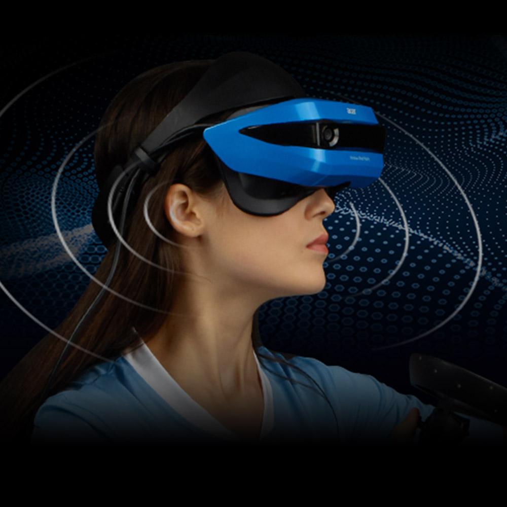 Acer AH101 Mixed Reality VR Headset with Wireless Controllers Amazon