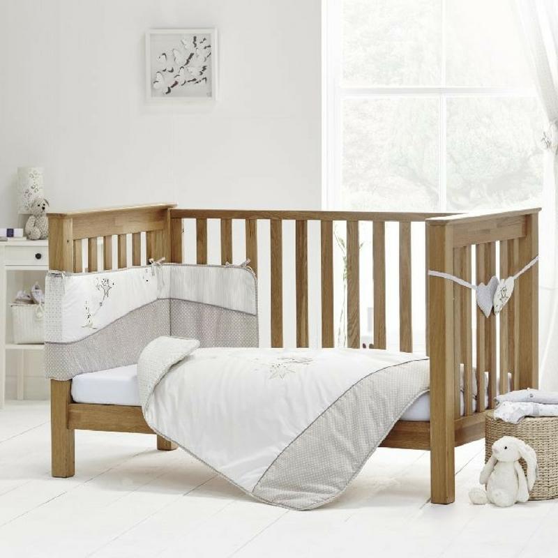 Clair de Lune Bedtime Story 2 Piece Quilt and Bumper Cot/ Cot Bed