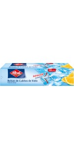 Albal Bolsas para cubitos de hielo, cierre automático, 190 cubitos ...