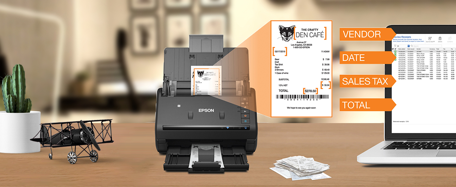 epson, es-500wr, es-500, scanner, document scanner, work from home, shaq