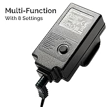 WeRChristmas beleuchteter Multifunktions-Girlande mit 40 weißen LED