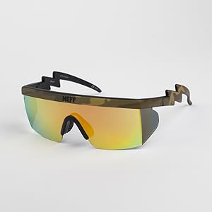 neff Unisex-Adult Brodie Shades Rimless Sunglasses, BLACK