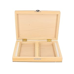 【まとめ売り14箱】木製プレパラートケース　未使用・使用済混在 まとめ売り14箱】木製プレパラートケース 未使用・使用済混在