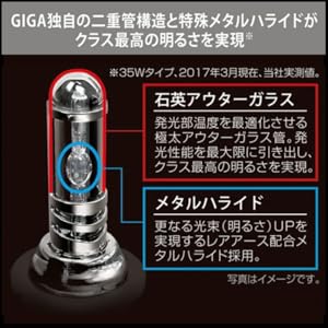 Amazon | カーメイト(CARMATE) 車用 HID ヘッドライト GIGA