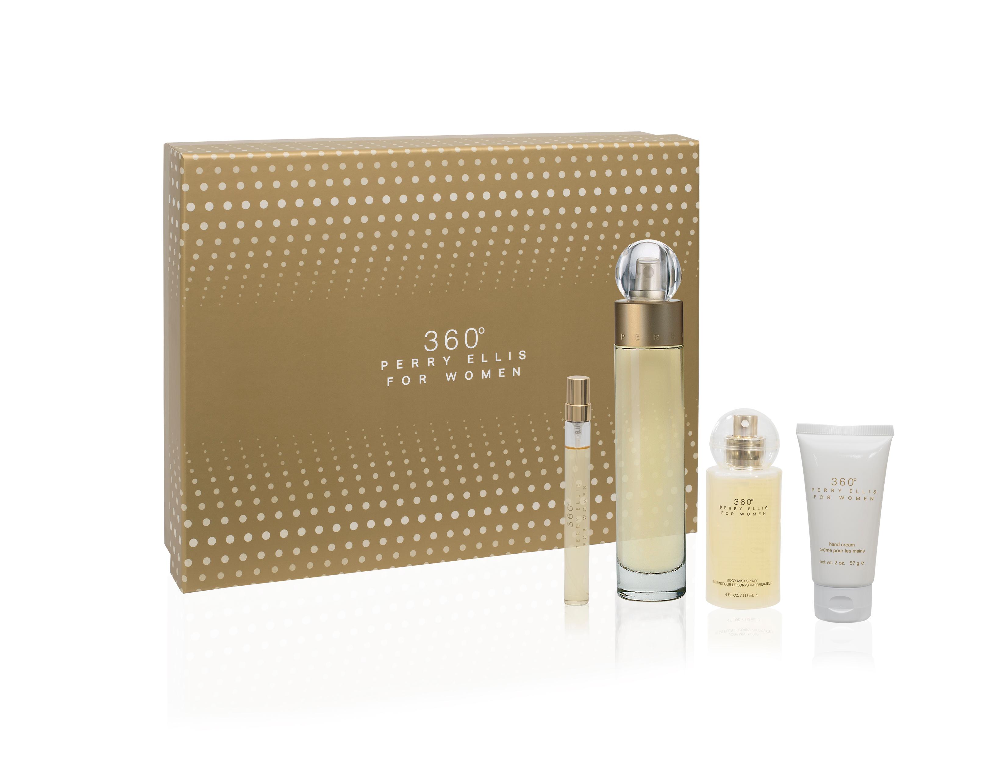 Perry Ellis 360 For Women 4Piece Set (3.4 Oz Eau De