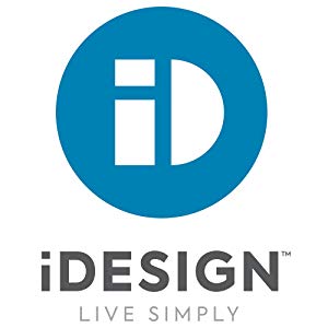 iDesign Küchenregal mit 3 Ebenen, großes Gewürzregal aus Kunststoff