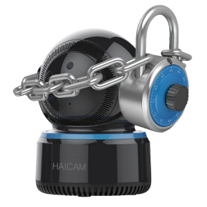 Haicam security camera data are full secured