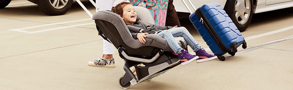 brica car seat travel cart
