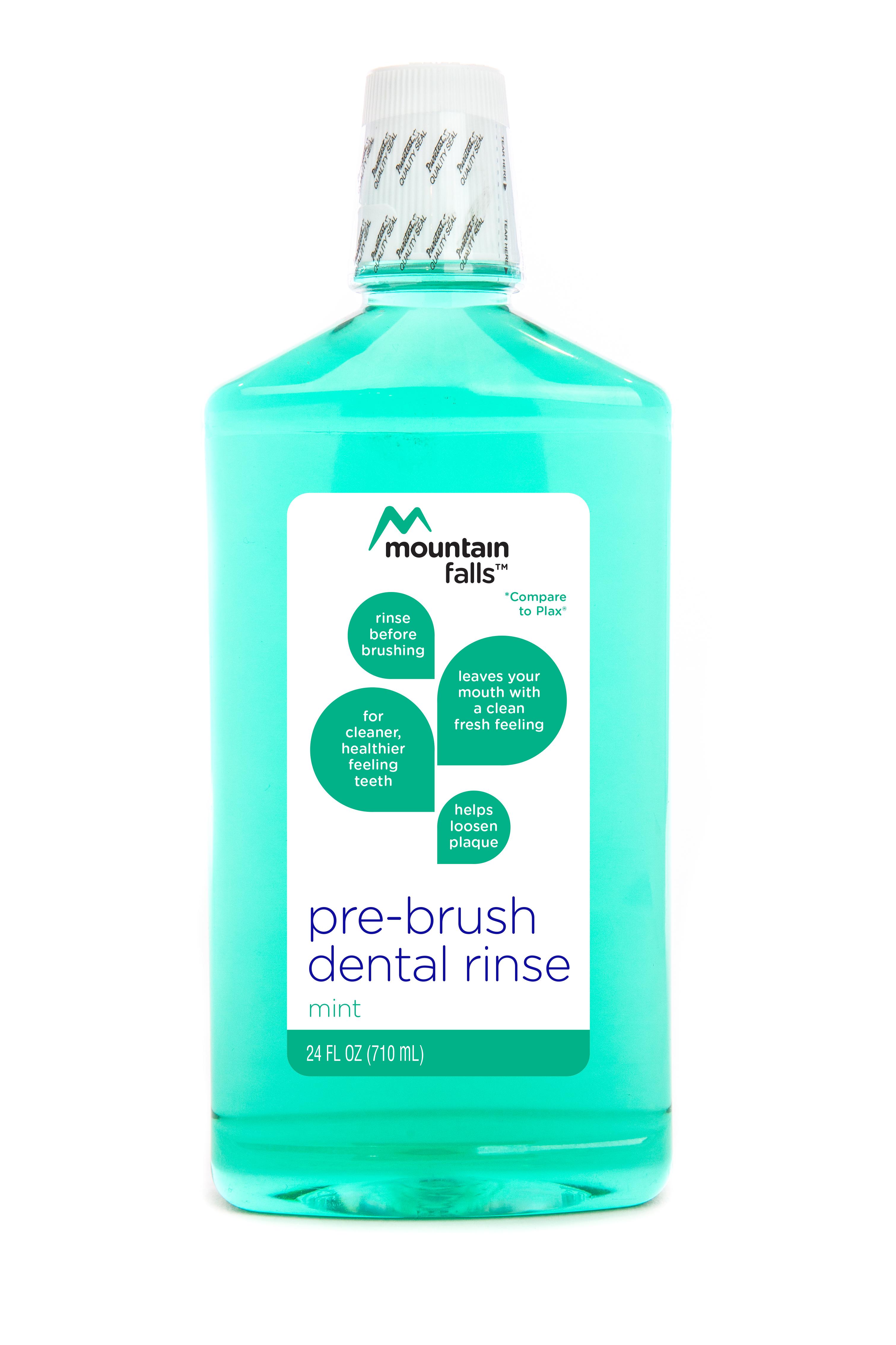 Mountain Falls PreBrush Dental Rinse, Mint, Compare to