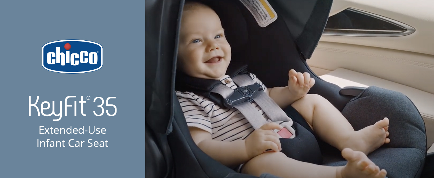 Chicco KeyFit 35 Infant Car Seat and Base, RearFacing Seat for Infants 435 lbs