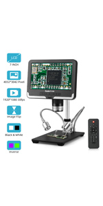7 inch LCD digital microscope