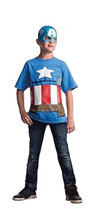 boys captain america shirt