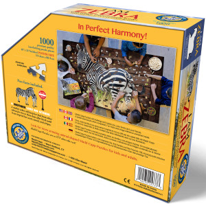 ⚪︎bizarrree⚪︎ Amazon.com: Madd Capp Puzzles - I AM Zebra - 1000 Pieces