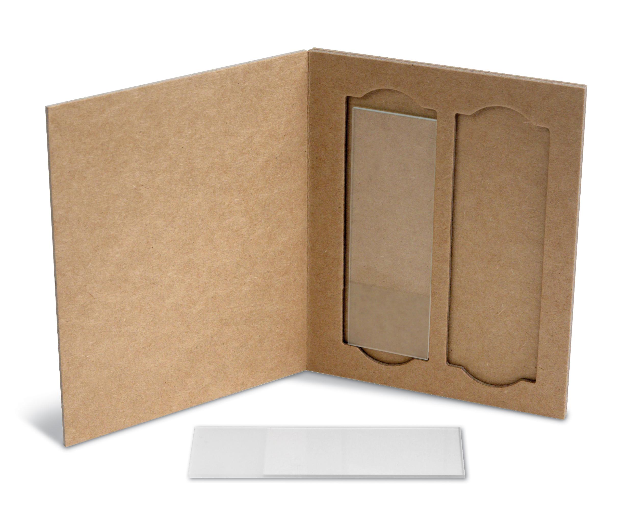 Heathrow Scientific HD9904 Heavy Cardboard Slide Mailer with Thumb