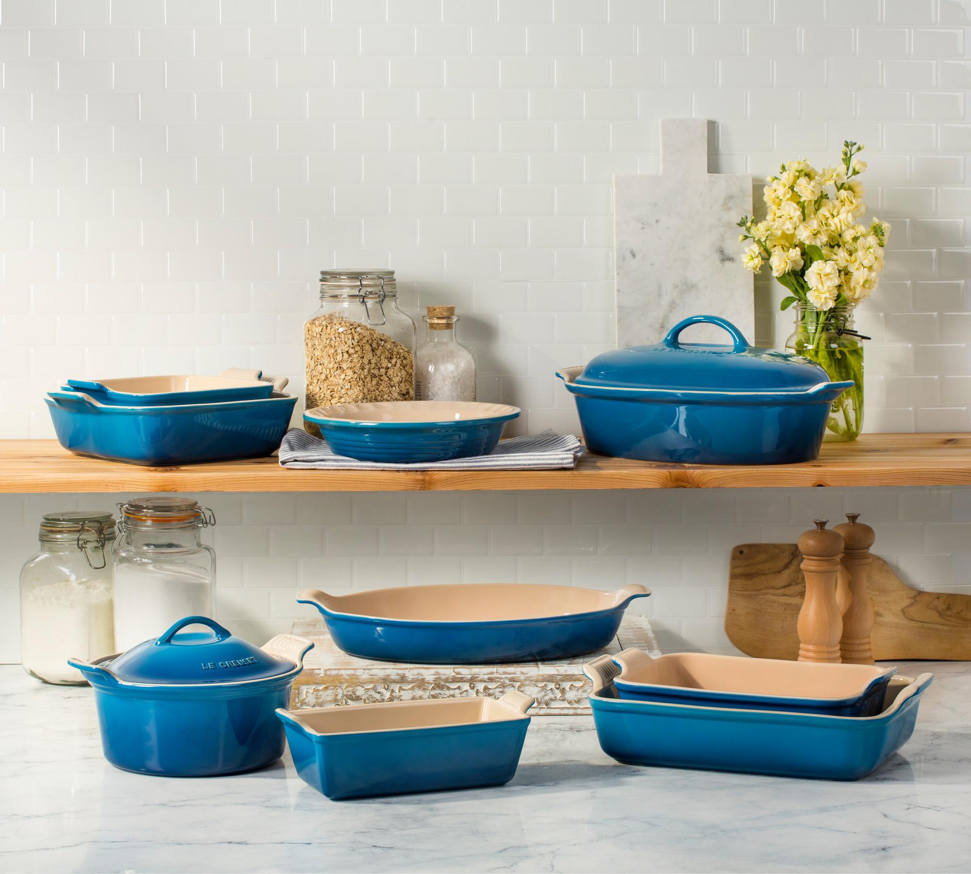 Le Creuset Stoneware 1Quart Utensil Crock, Caribbean Amazon.ca Home