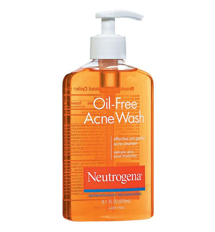 Neutrogena OilFree Acne Face Wash With Salicylic Acid, 9.1