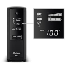CyberPower 無停電電源装置 (ラインインタラクティブ給電/正弦波出力) 1200VA/720W CPJ1200 w17b8b5 Amazon.co.jp: CyberPower 無停電電源装置 (常時商用給電/矩形波