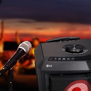 LG RL2 Portable Sound Party Speaker Become a Karaoke Star