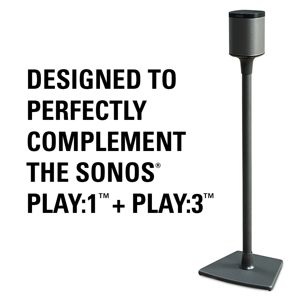 Loopilops Wireless Speaker Stand Designed for SONOS Play 1 and Play 3 Speakers