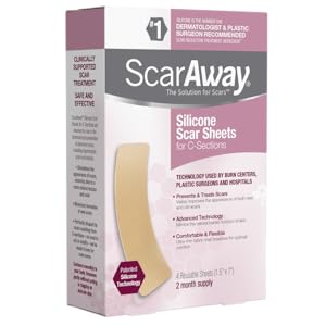 ScarAway Silicone Scar Sheets for C-Sections