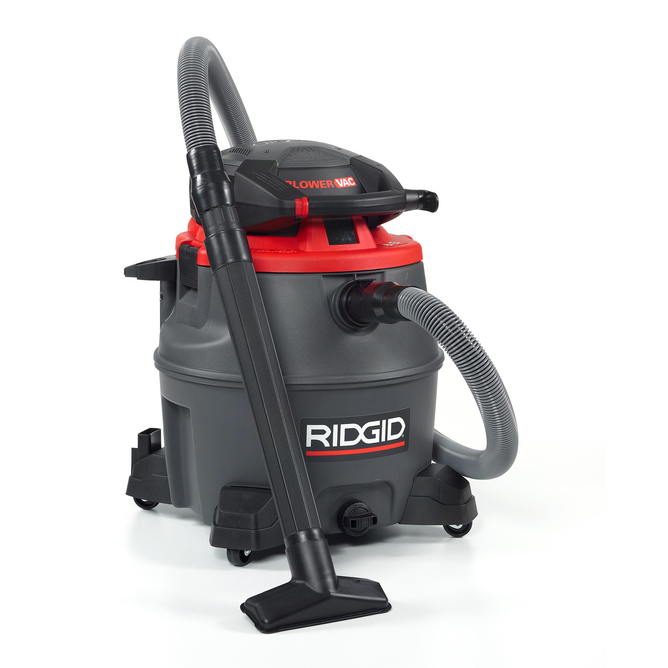 Ridgid 50343 Wet/Dry Vacuum with Detachable Blower, 16 Gallon, Red