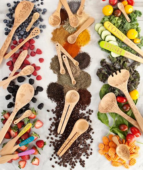 Talisman Designs Solid Beechwood Spreaders, Set of 4 Kitchen Tool Sets Kitchen