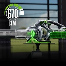 EGO LB6703 670 CFM 180 MPH 56V Lithium-Ion Cordless Electric Variable-Speed Blower Kit with 4.0Ah Battery and 320W Charger Included, Black image