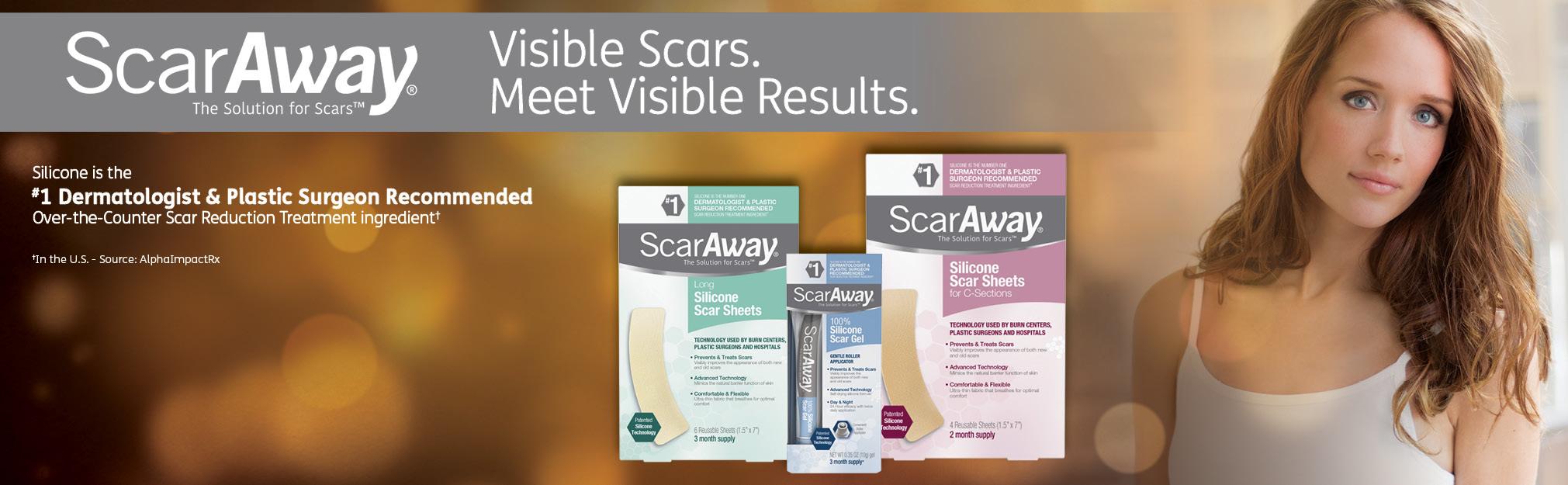ScarAway Professional Grade Silicone Scar Treatment Sheets
