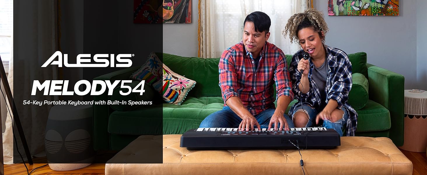 Amazon.co.jp 888M Alesis Melody 54 Electronic Keyboard, 54 Keys