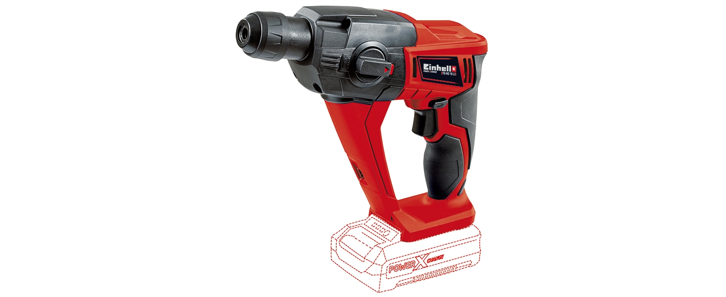 Einhell Bohrhammer TE-RH 32 4F Kit (1250 W, 5 Joule, 32 mm Bohrleistung ...