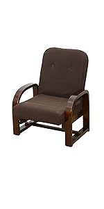 【色:ストライプ_スタイル名:完成品】山善(YAMAZEN) 立ち上がり楽々座椅 Amazon｜山善(YAMAZEN) 座椅子 コンパクト 座敷用椅子 (高さ調節
