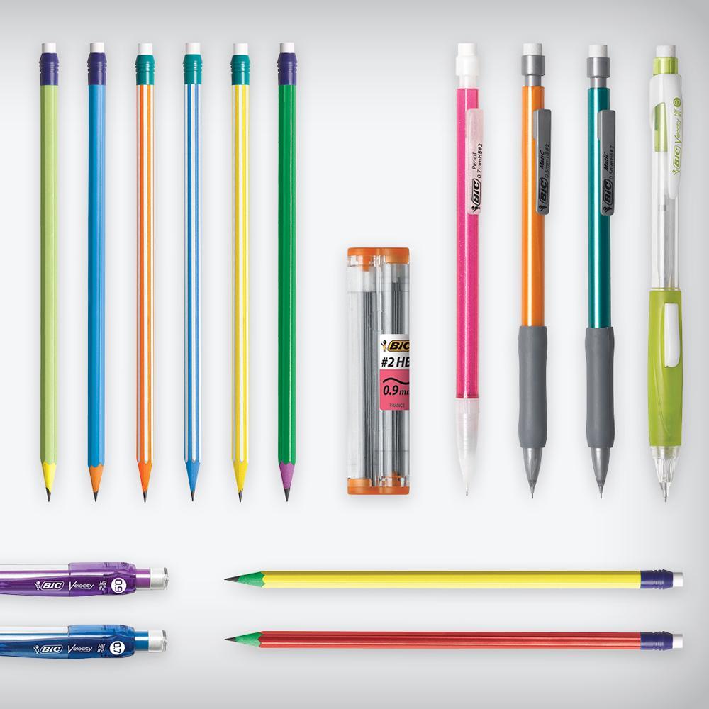 BIC Xtra Sparkle Mechanical Pencil, Colorful Barrel, Medium Point (0