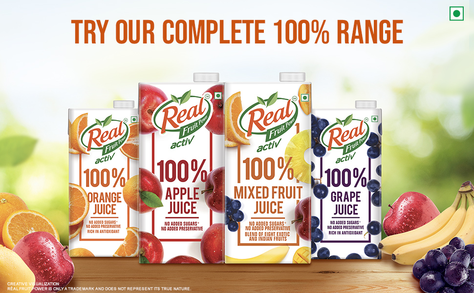 Real Juice Activ 100 Mixed Fruit 1 Litre 1