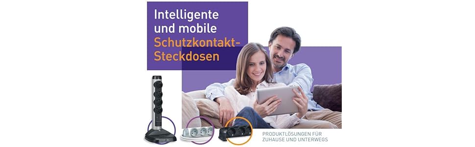 Legrand, drehbare Steckdosenleiste mit Kontroll-Schalter EIN/AUS und